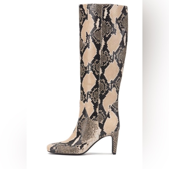 Vince Camuto Shoes - Vince Camuto Vestella snakeprint extra wide calf knee hi boot size 11 brand new